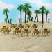 12PCS HO Scale Two-humped Camel 1/87 (PVC) AN8710 - upgraderc