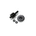 12T Overdrive Worm Gear for Axial SCX24 1/24 (Staal) Onderdeel upgraderc 
