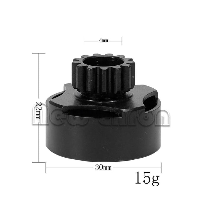 13T, 14T, 17T Clutch Bell for HPI SAVAGE (Metaal) 77106, 77107, 77108, B021 - upgraderc