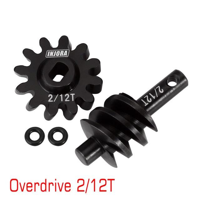 13T,14T,16T Overdrive Gear Worm Screw for Axial SCX24 (Staal) Onderdeel Injora 2/12T Overdrive 