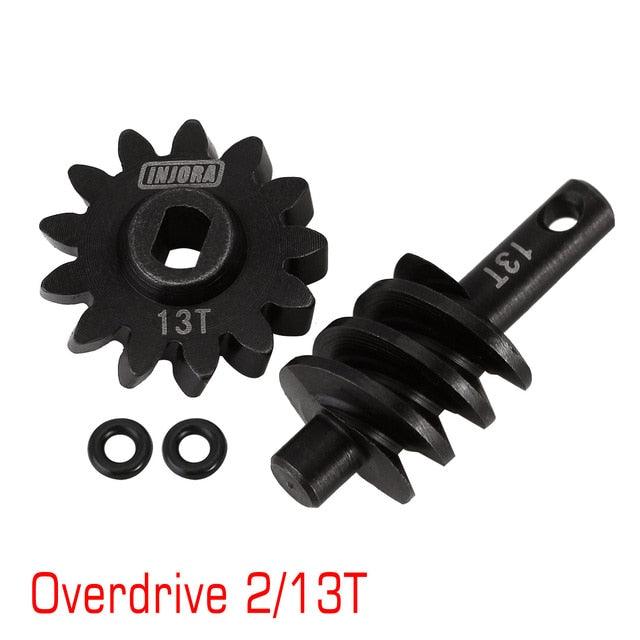 13T,14T,16T Overdrive Gear Worm Screw for Axial SCX24 (Staal) Onderdeel Injora 2/13T Overdrive 