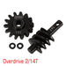 13T,14T,16T Overdrive Gear Worm Screw for Axial SCX24 (Staal) Onderdeel Injora 2/14T Overdrive 