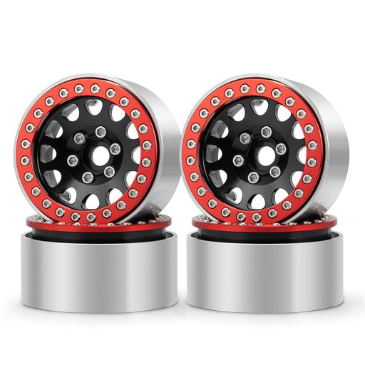 1/4PCS 1.9" 1/10 Crawler Beadlock Rims (Aluminium) - upgraderc