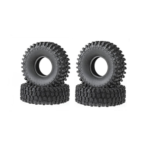 1/4PCS 1.9" 120x42mm 1/10 Crawler Tires (Rubber) - upgraderc
