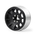 1/4pcs 1.9" Beadlock Wheel Rims for 1/10 Crawler (Aluminium) Band en/of Velg Yeahrun Black 1pcs 