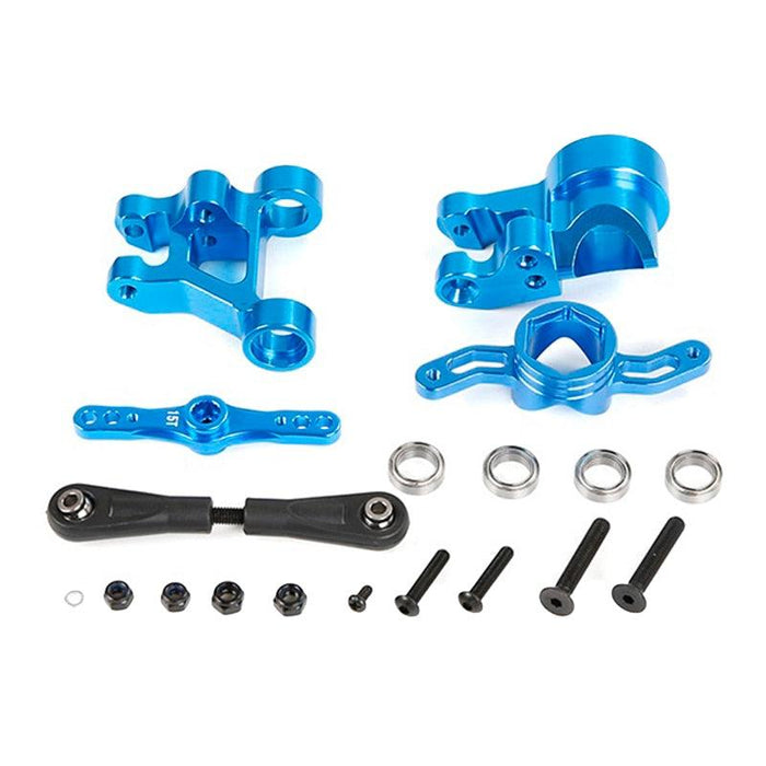 15T, 17T Double Arm Steering Group Kit for Losi, Rovan 1/5 (Aluminium) Onderdeel upgraderc Blue 