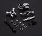 15T, 17T Double Arm Steering Group Kit for Losi, Rovan 1/5 (Aluminium) Onderdeel upgraderc Silver 