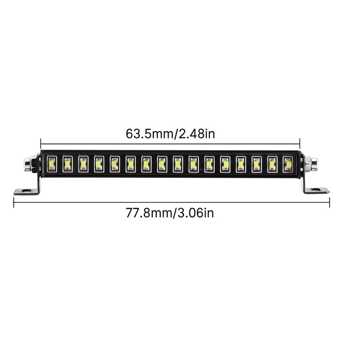16 LED Roof Light for Traxxas TRX4M 1/18 (Metaal) - upgraderc