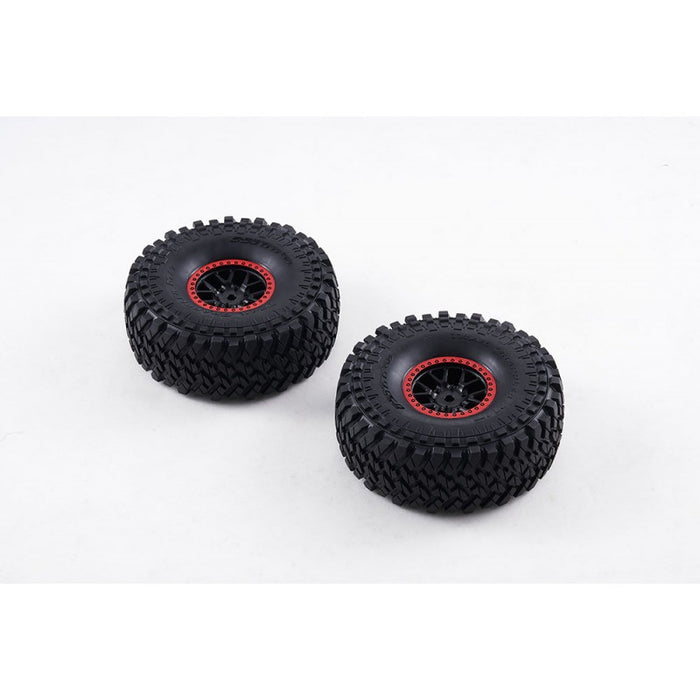 2PCS Wheel Set for FMS U4 Funhaver 1/7 (Red)