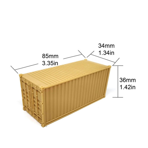 1/72 20ft MINI Container (Plastic) Onderdeel upgraderc 