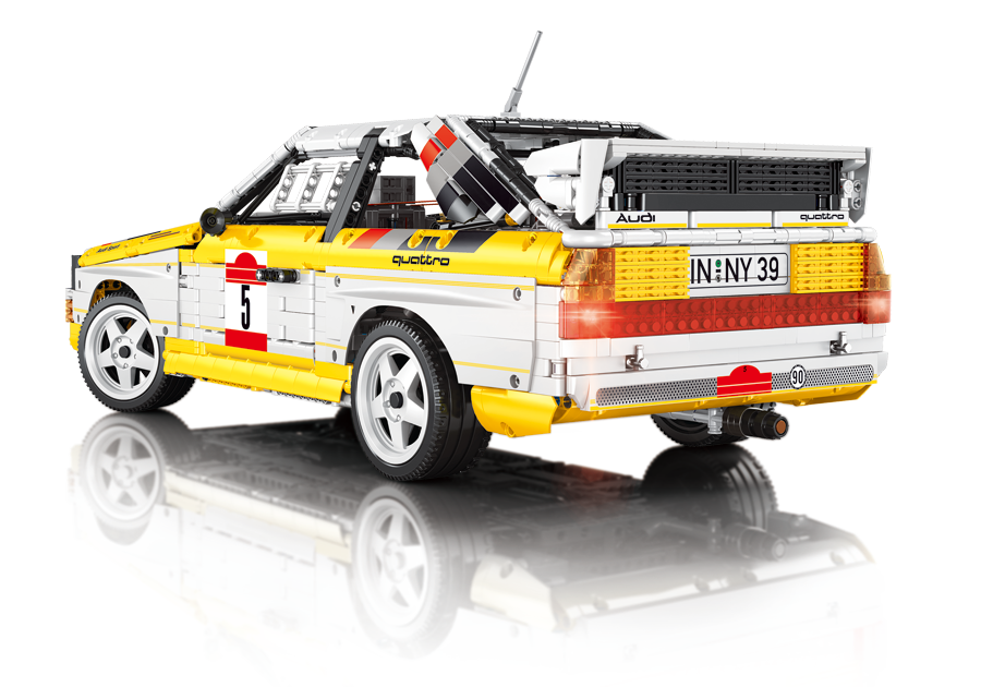 Bole Bricks YC-23043 AUDI S1 Building Blocks Model 1/8 (3887 Stukken)