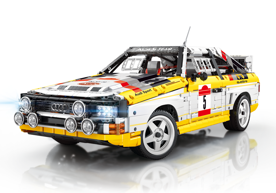 Bole Bricks YC-23043 AUDI S1 Building Blocks Model 1/8 (3887 Stukken)