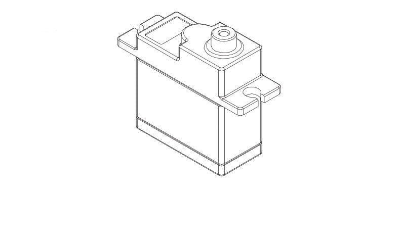 17G Servo für Absima CR4.4 1/10