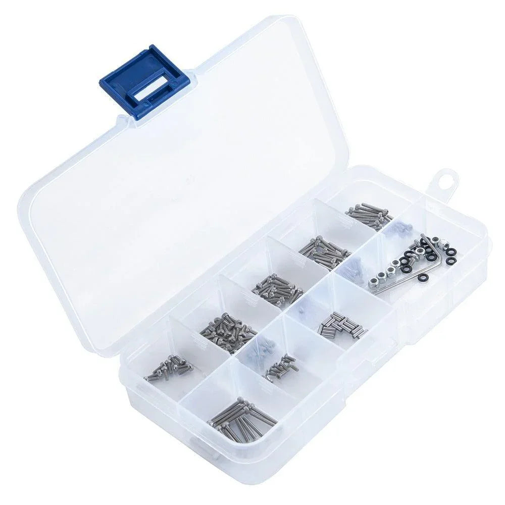186PCS Screw Set for Axial SCX24 (Metaal) Schroef Yeahrun 