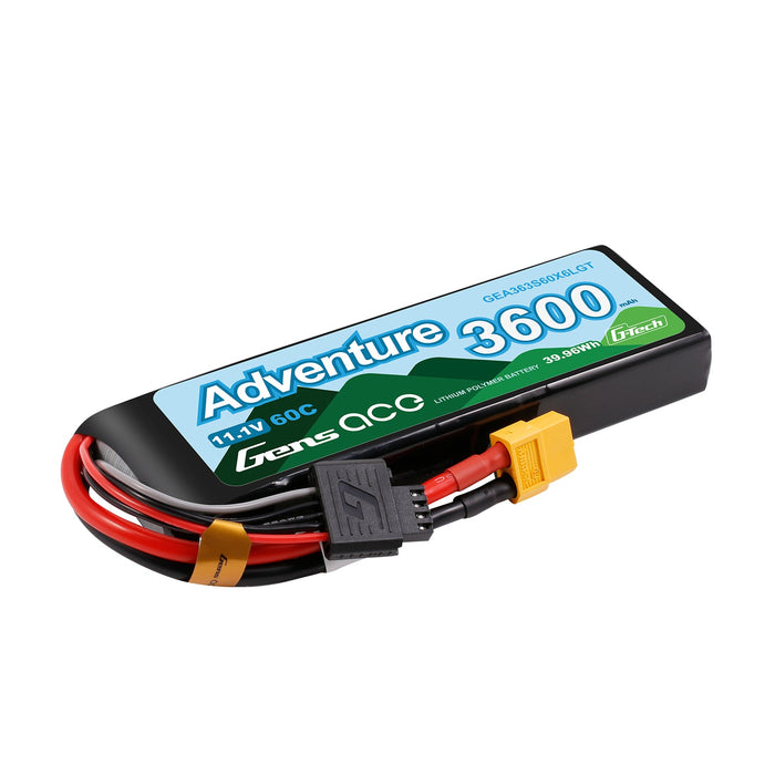 Gens Ace Adventure G-Tech 3600mAh 3S 60C HV LiPo (XT60)