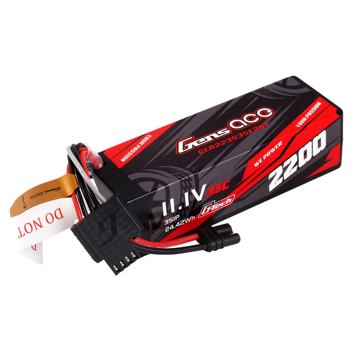 Gens Ace 2200mAh 11.1V 3S1P 35C LiPo (IEC2)
