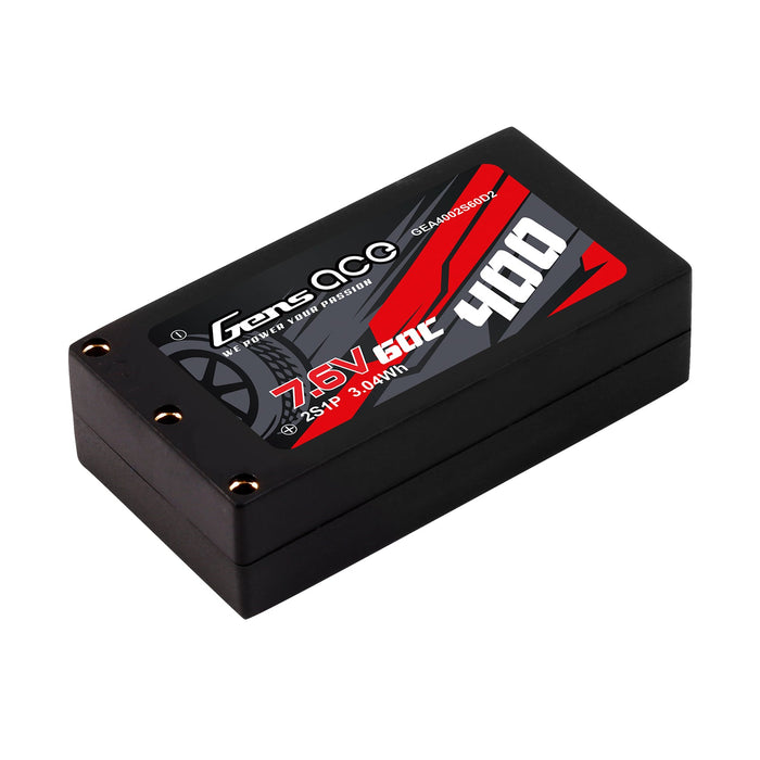 Gens Ace 400mAh 2S1P HV 60C LiPo (XT60)