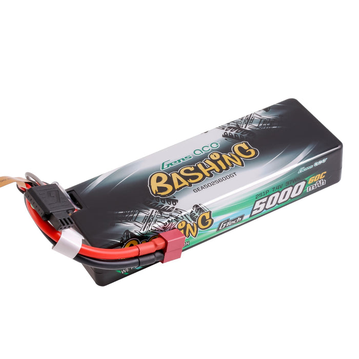 Gens Ace Bashing G-tech 5000mAh 2S 7.4V 60C Hardcase LiPo (T)