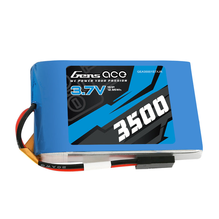 Gens Ace 3500mAh 3.7V TX 1S1P LiPo (JR)