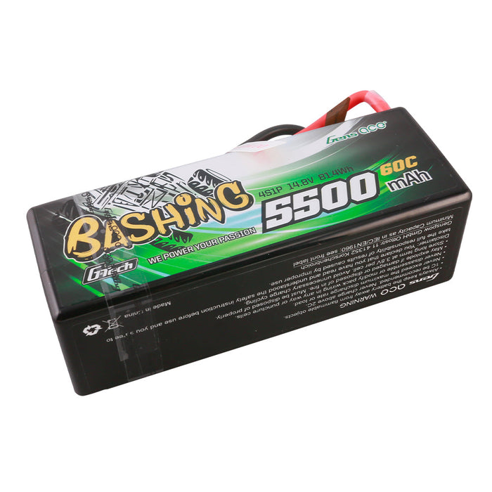 Gens Ace G-Tech 5500mAh 4S 14.8V 60C HardCase Lipo Battery (XT90)