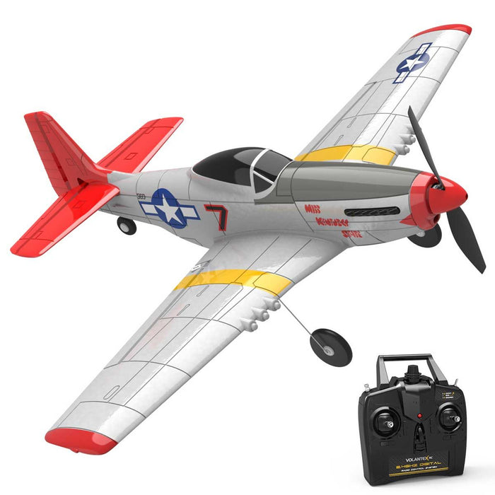 Volantex P51D Mustang 4 canaux avec gyroscope PNP (400mm en mousse)