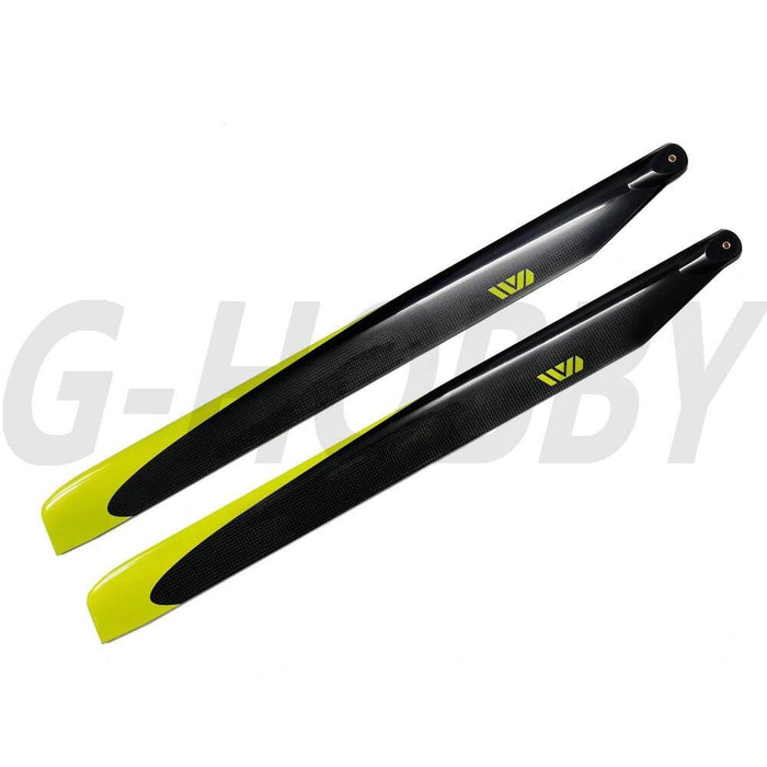 1Pair 690mm Main 106mm Tail Blade Propeller (Koolstofvezel) Onderdeel G-HOBBY 