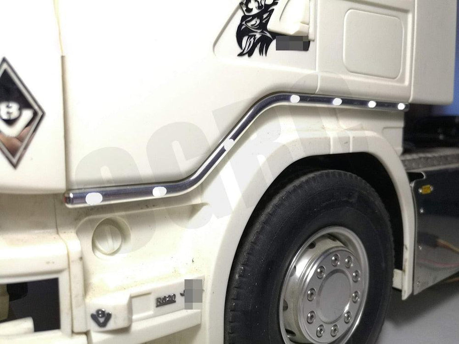 1Pair Door Side LED Light for 1/14 Tamiya RC Truck (Aluminium) Onderdeel upgraderc 