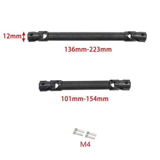 1Pair Front/rear Drive Shaft for AXIAL RBX10 Ryft (Metaal) Onderdeel upgraderc 