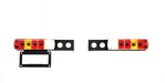 1Pair Tail Light Housing/Bracket for Tamiya 1/14 Truck (Metaal) Onderdeel upgraderc 