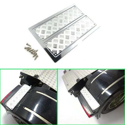 1Pair Taillight Metaal Plate for Tamiya Actros 1/14 Onderdeel upgraderc 