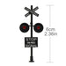 1PC HO Scale 2 Red LEDs Railroad Crossing Signal 1/87 (Plastic) JTD877RP - upgraderc