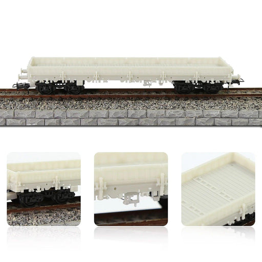 1PC HO Scale Low-Side Freight Car 1/87 (Plastic, Metaal) C8764JJ - upgraderc