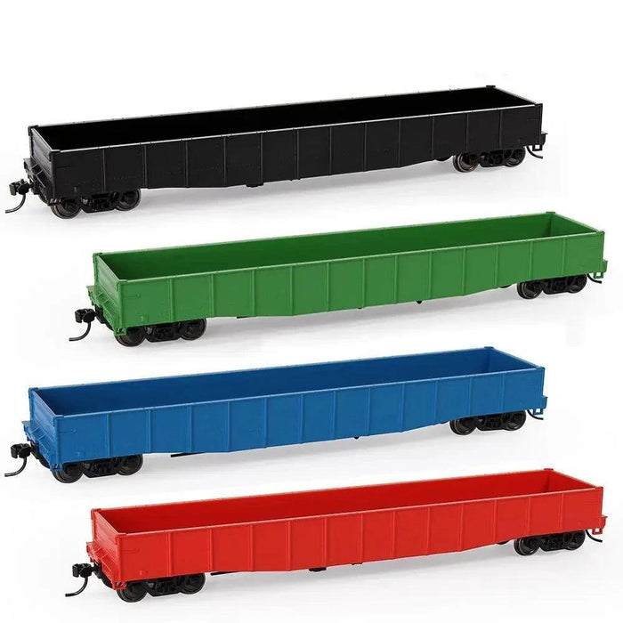 1PC HO Scale Low-side Gondola Freight Car 1/87 (Plastic, Metaal) C8743 - upgraderc