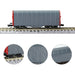 1PC N Scale Covered Coil Wagon 1/160 (Plastic, Metaal) C15062 - upgraderc