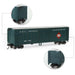 1PC N Scale Reefer Wagon Car 1/160 (Plastic, Metaal) C15015 - upgraderc