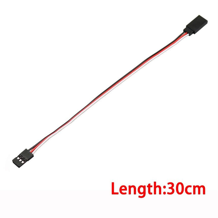 1PCS 15/30/50cm 1-1/1-2/1-3/1-4 Servo Extension Wire Cable for Futaba JR (M to F) - upgraderc