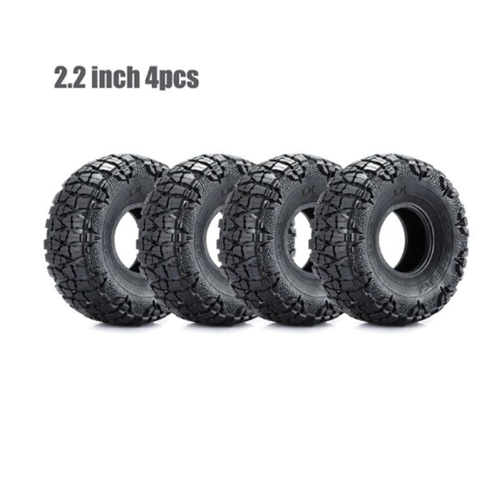 2.2"/1.9" 1/10 Crawler Tires (Rubber) - upgraderc