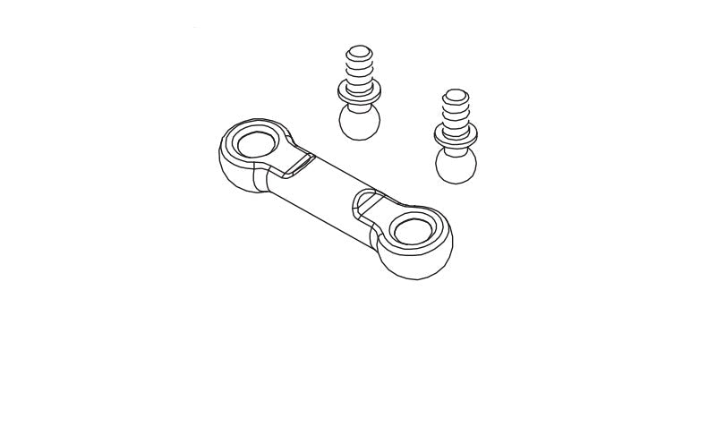 2-Gang Arm- und Wellen-Set für Absima CR4.4 1/10