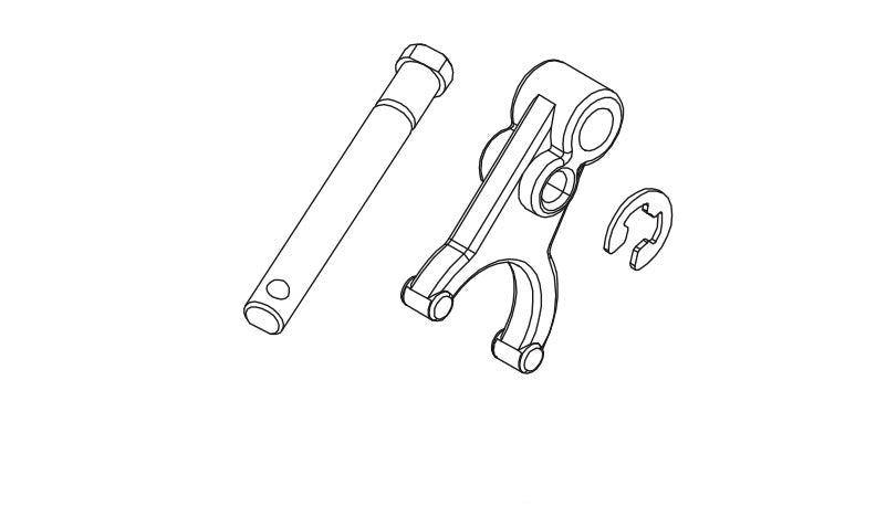 2-Gang Welle & E-Clip Set für Absima CR4.4 1/10