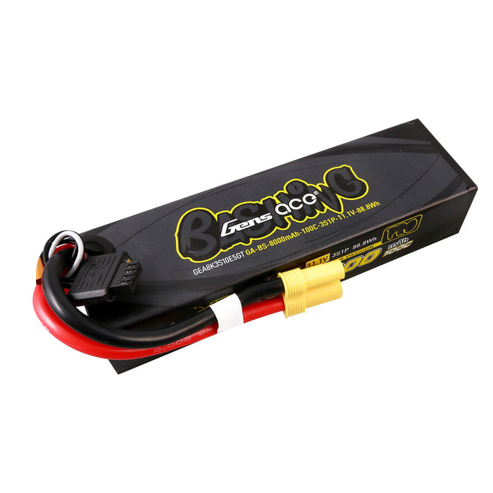 Gens Ace G-Tech Bashing 8000mAh 11.1V 100C 3S Lipo Battery (EC5)