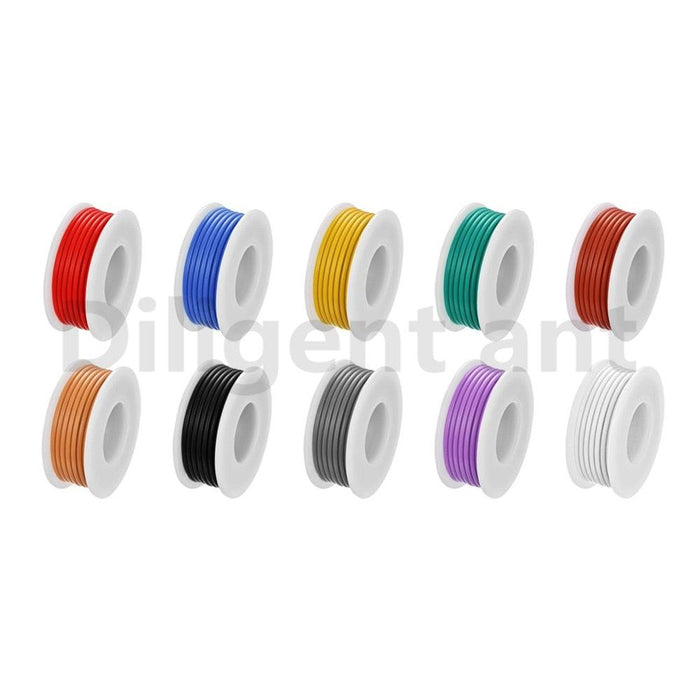 20-250m DIY Pure Copper Flexible Silicone Wire Kabel Dilligent Ant 
