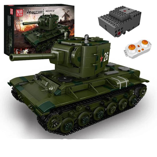 20026 KV-2 Tank Building Blocks (900+ stukken) - upgraderc