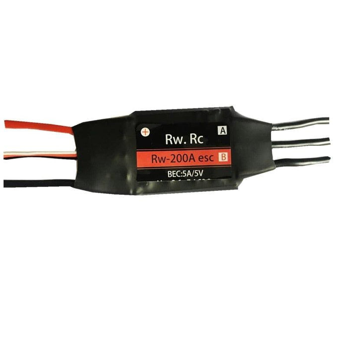 200A 2-4S Brushless Speed Controller Boot ESC ESC Rw. Rc 