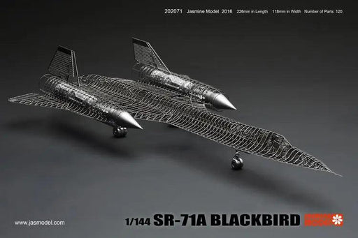 202071 3D 1/144 SR-71A BLACKBIRD Full PE Model Puzzle (120 Stukken, Metaal) - upgraderc