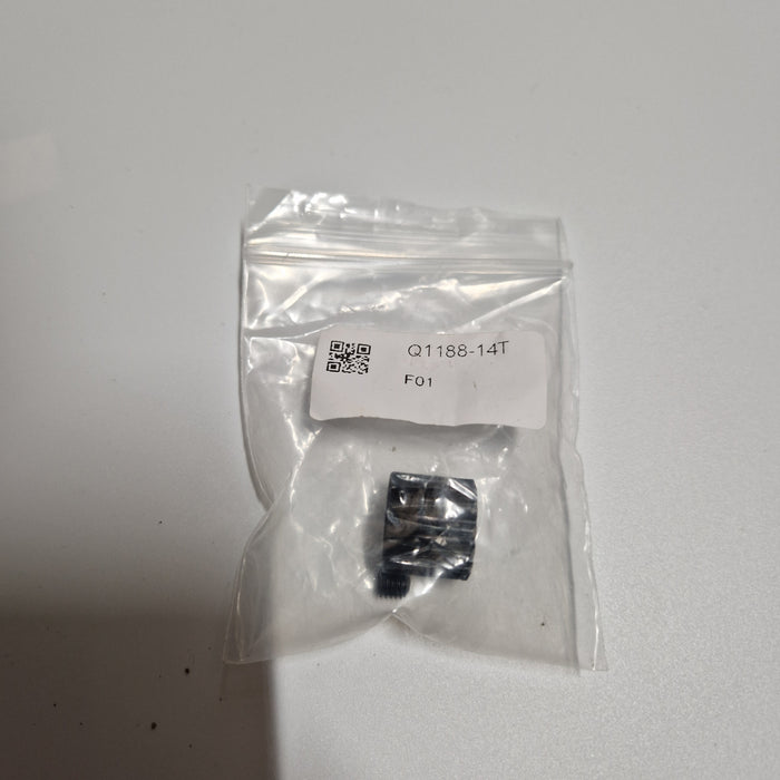 1PC 14T M1 Pinion (Gehard staal) 8mm shaft (Retour)