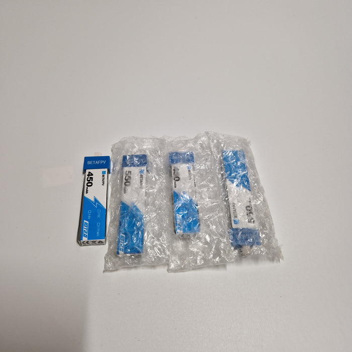 4PCS BETAFPV BT2.0 450, 500mAh 1S LiPo Battery (Retour)