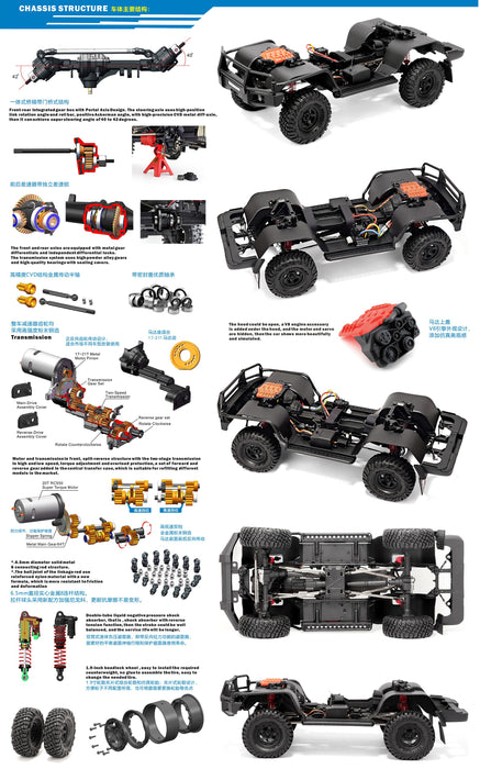 RGT EX86190 V3 LC76 1/10 4WD Crawler PNP