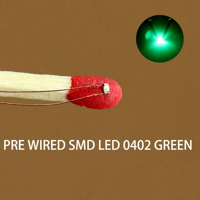 20PCS SMD LED 0.1mm Copper Wire Lights C0402 - upgraderc