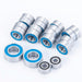 20PCS Wheel Hub Axle Rubber Sealed Bearing Set for Axial 1/24 Lager Yeahrun 