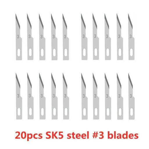 20PCS Wood Carving/Cutter Knife Blades - upgraderc